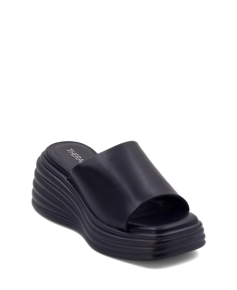 Therapy Australia Women's Flaunt Square Toe Wedge Sandal
