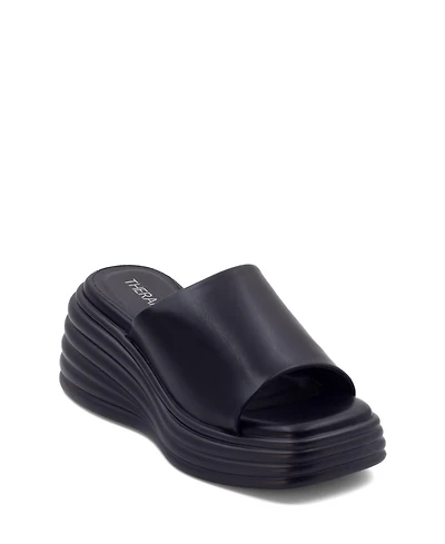 Therapy Australia Women's Flaunt Square Toe Wedge Sandal