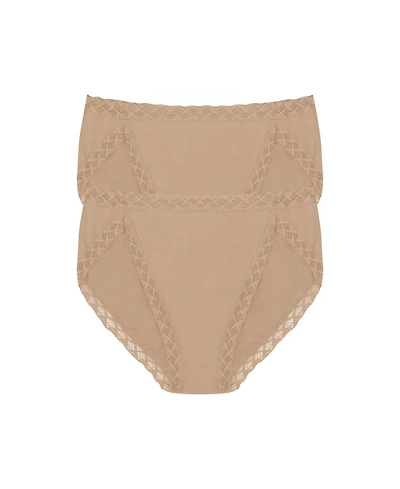 Natori Women's Bliss Supima Cotton French Cut Briefs -Pack