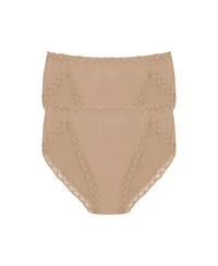 Natori Women's Bliss Supima Cotton French Cut Briefs -Pack