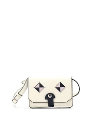 Pre-Owned Hermes Chien Card Holder with Strap Swift and Chevre Mysore