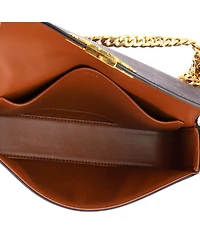 Pre-Owned Celine Small Triomphe Chain Shoulder Bag Triomphe Coated Canvas