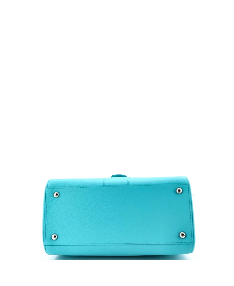 Pre-Owned Delvaux Mm Brillant Top Handle Bag Leather