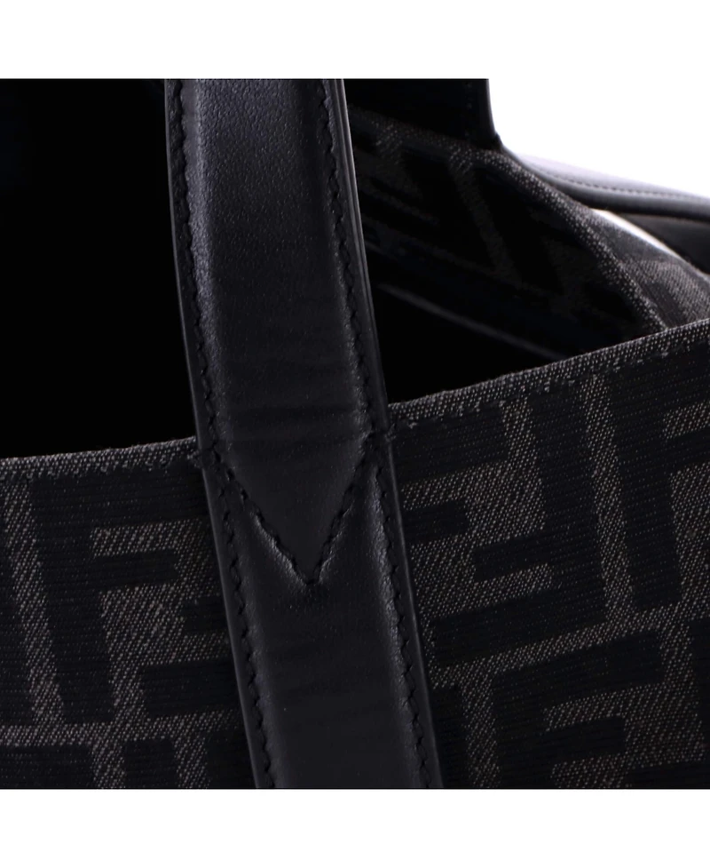 Pre-Owned Fendi Large Shopper Tote Zucca Canvas