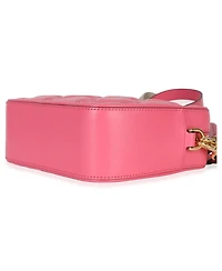 Pre-Owned Gucci Pink Gg Stitched Calfskin Matelasse Small Crossbody Bag