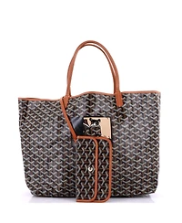 Pre-Owned Goyard Gm Saint Louis Tote Printed Coated Canvas