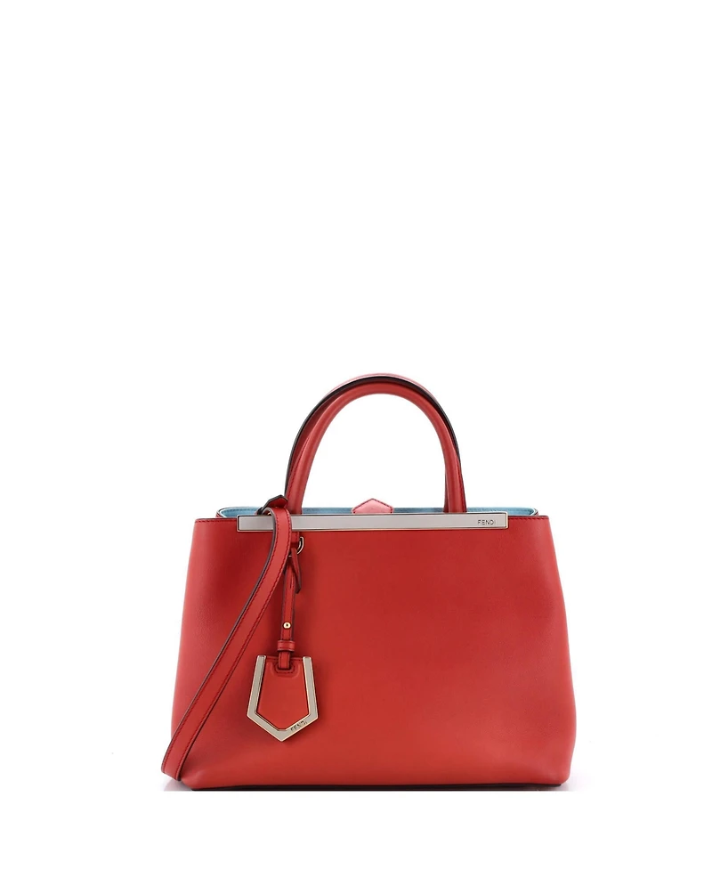 Pre-Owned Fendi Petite 2Jours Bag Leather