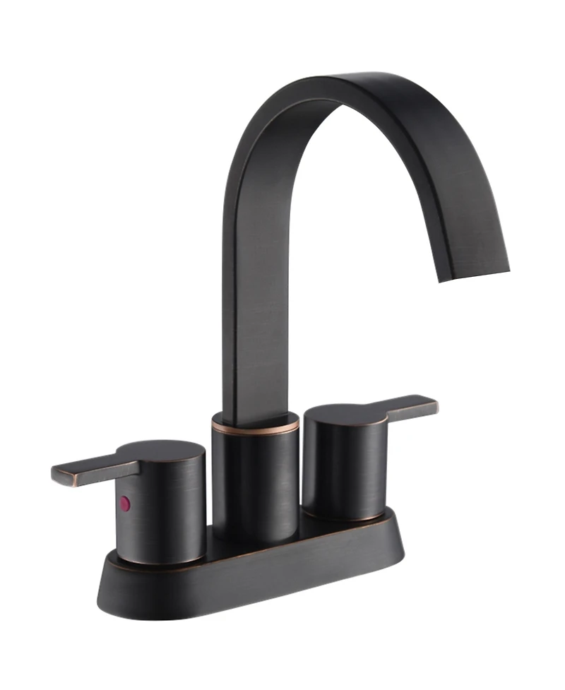 Phying Bathroom Faucet For bathroom Sink With Two Handles And Supply Lines