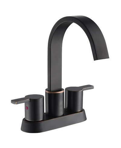 Phying Bathroom Faucet For bathroom Sink With Two Handles And Supply Lines