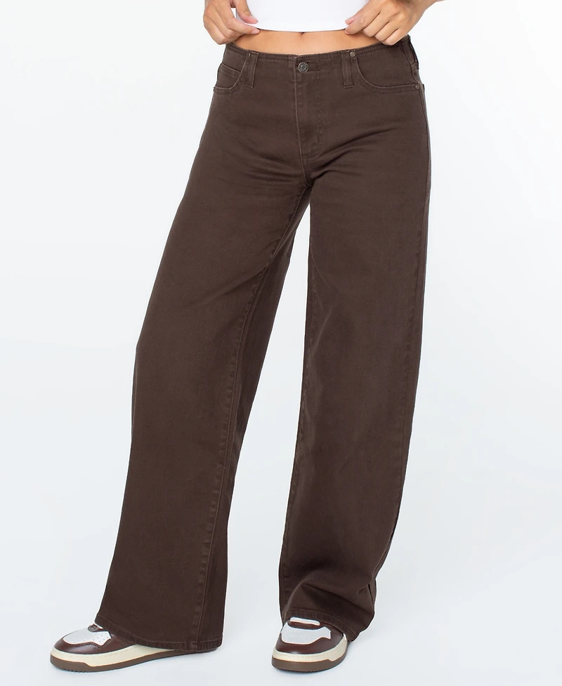 Celebrity Pink Women's Mid-Rise Baggy Jeans