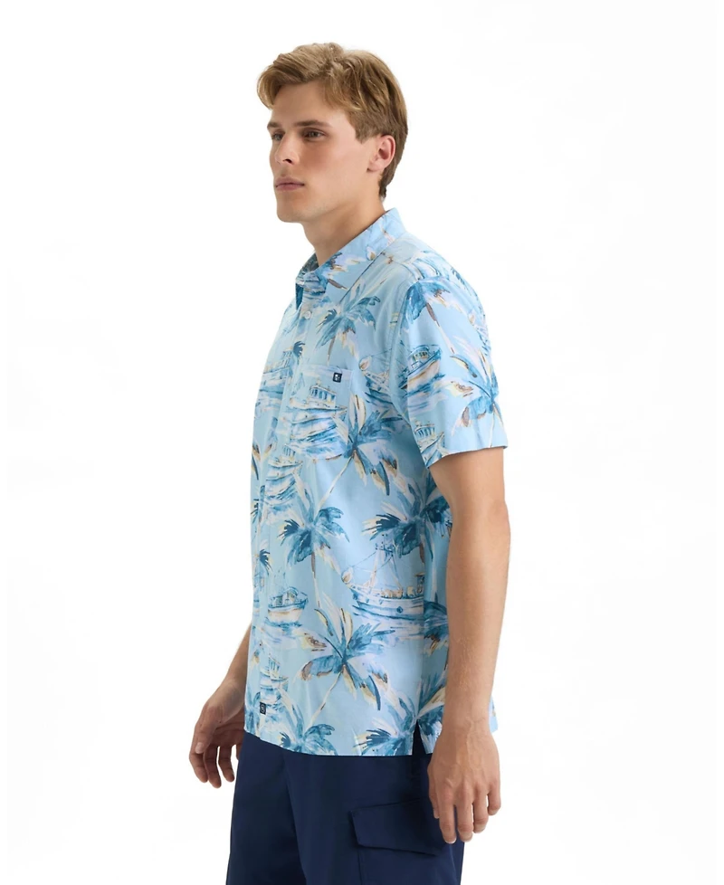 Salt Life Men's Men s Tropic Reverie Woven Shirt