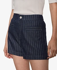 Sanctuary Women's Striped High-Rise Shorts