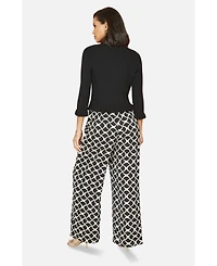 Yumi Women's Tie Front Frilled Hem Ribbed Cardigan