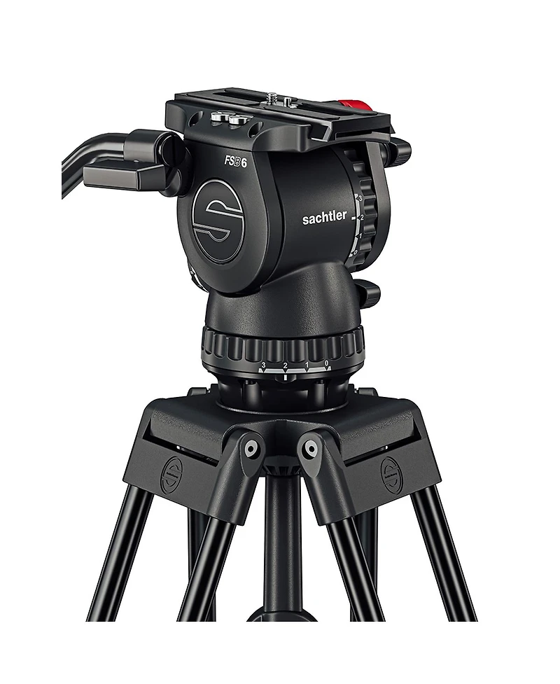 Sachtler Fsb 6 Mk Ii Fluid Head with Eng 75/2 D Hd 3-Section Aluminum Tripod and Sp 75 Ground Spreader