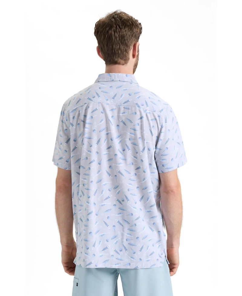 Salt Life Men's Tempting Tackle Woven Short Sleeve Shirt