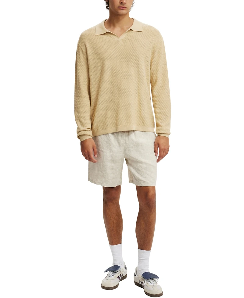 Cotton On Men's Linen Easy Shorts