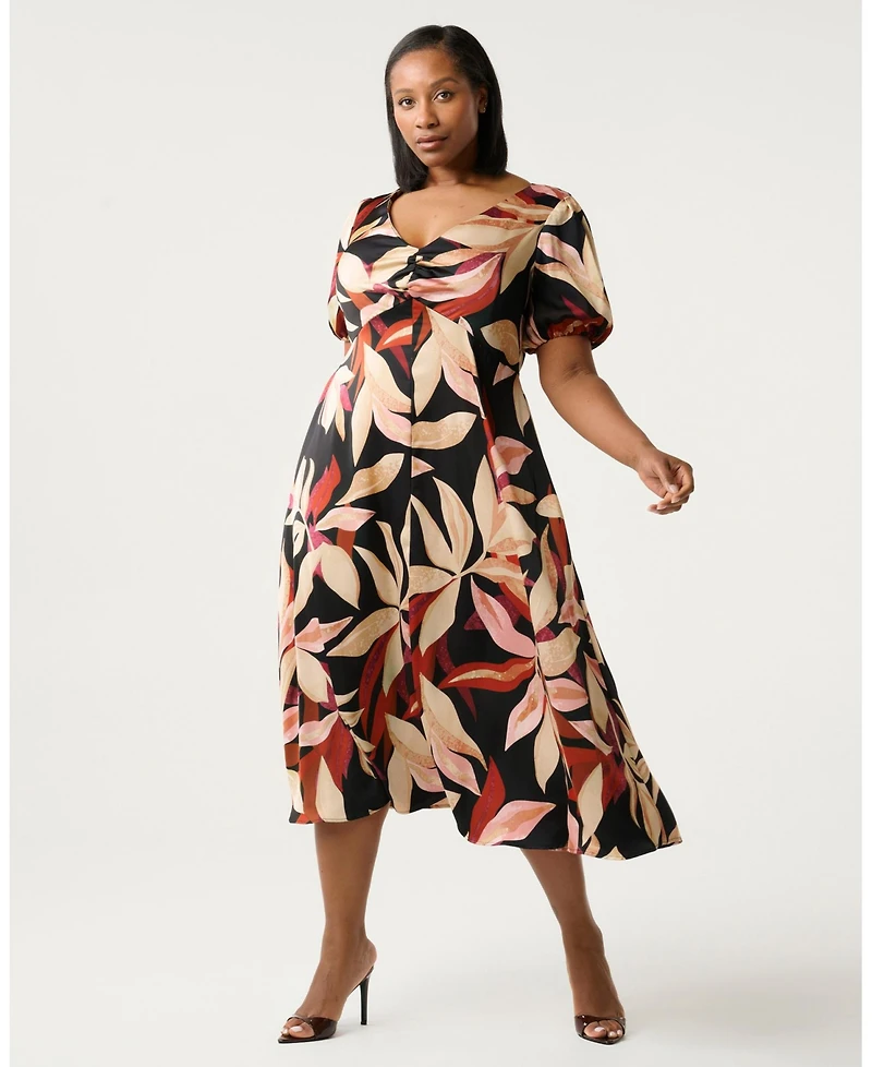 Estelle Laura Puff Sleeve Dress