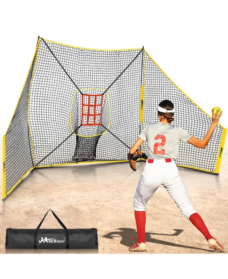 Aoligeijs 12 X7 ft Baseball Field Training Equipment