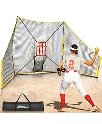 Aoligeijs 12 X7 ft Baseball Field Training Equipment