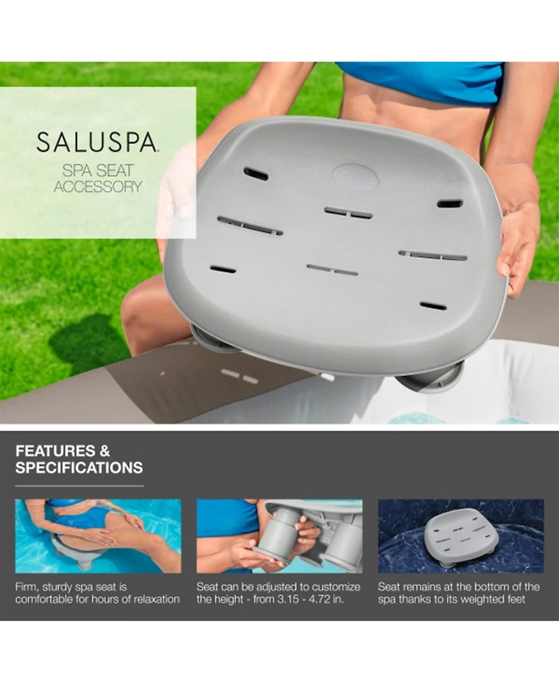 Bestway Coleman Hot Tub plus 2 Bestway SaluSpa Spa Seats plus Bestway SaluSpa Pillow