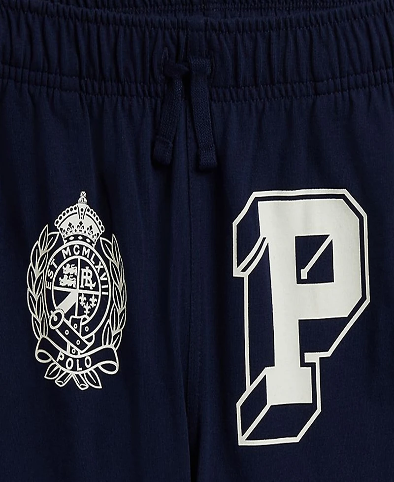 Polo Ralph Lauren Boys' 8-20 Cotton Jersey Graphic Shorts