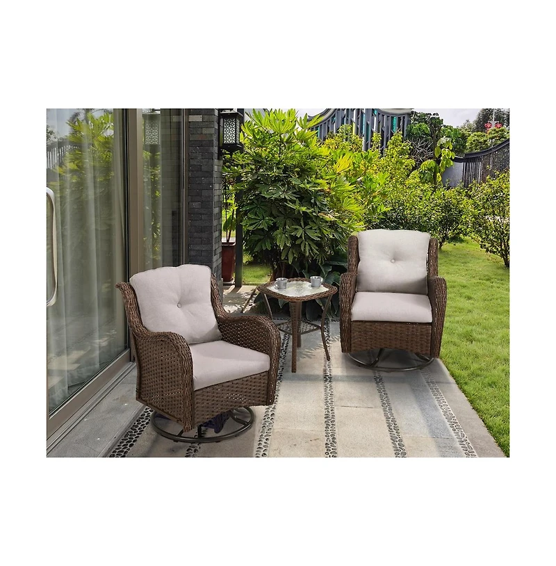 Jiallo Swivel Rocker set of 3