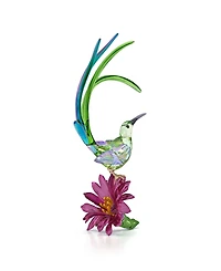 Swarovski Idyllia Sugarbird and Cactus Flower Crystal Figurine