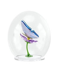 Swarovski Idyllia Glass Ball Butterfly and Flower Crystal Figurine