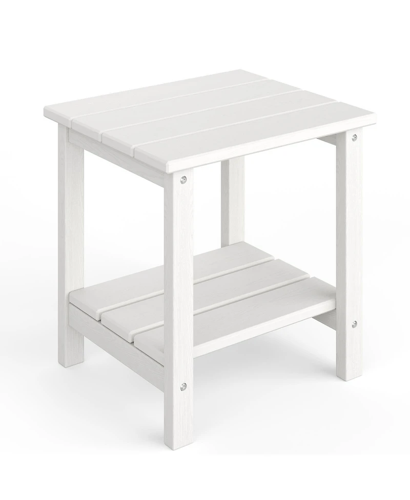 homfan Tier Outdoor Side Table