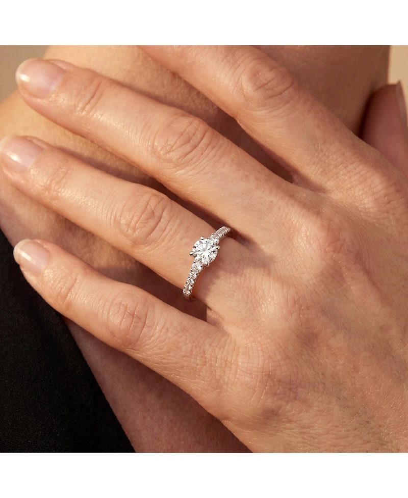 Sterling Silver Cubic Zirconia Statement Ring