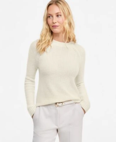 Charter Club Womens 100 Cashmere Shaker Stitch Crewneck Sweater Macys Exclusive
