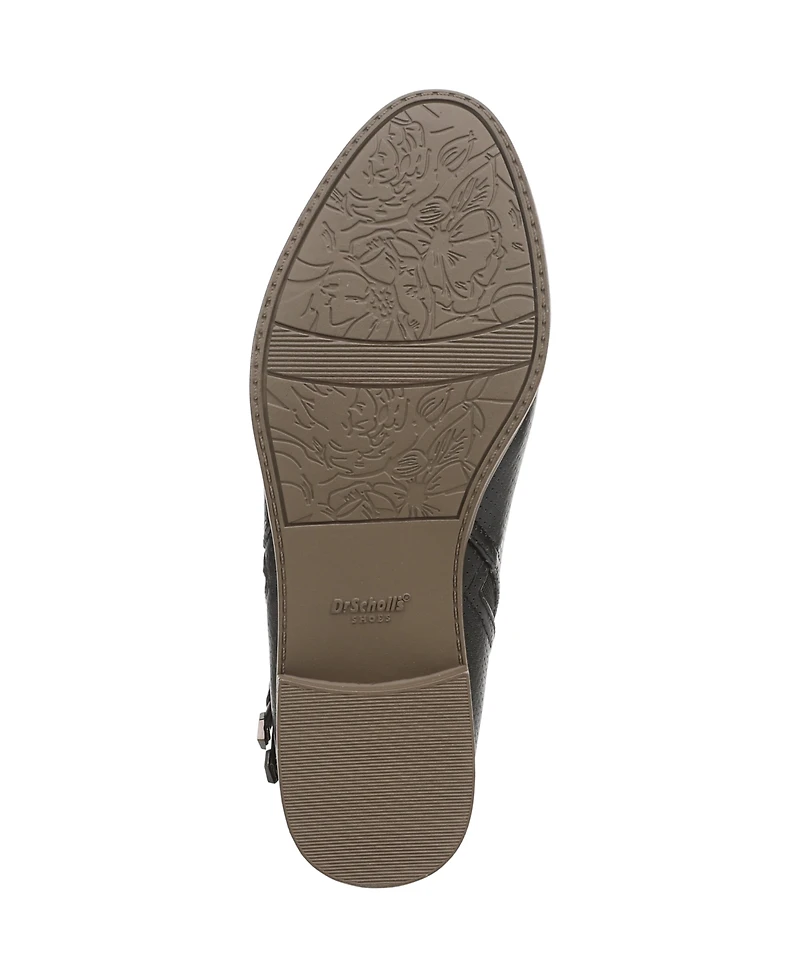 Dr. Scholl's Women's Reverie Block Heel Zip Short Boots