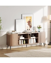 gaomon Mid-Century Modern Tv Stand for Tvs Up to 75"