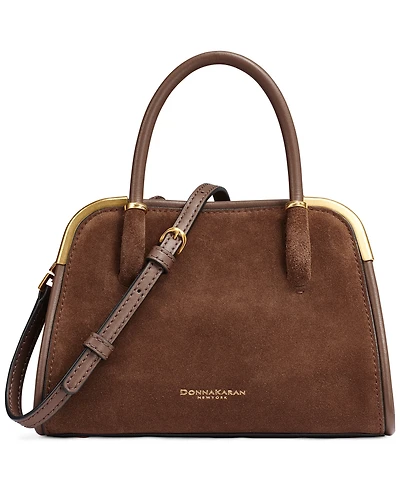 Donna Karan New York Leather Small Satchel Handbag