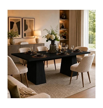 gaomon Modern Kitchen Dining Table for 6-8 People Family Use, for Kitchen