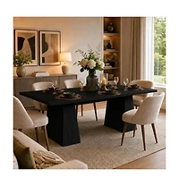 gaomon Modern Kitchen Dining Table for 6-8 People Family Use, for Kitchen