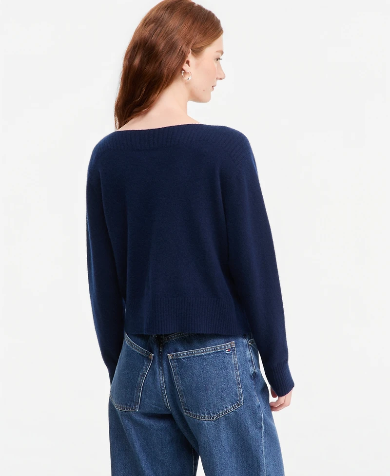 Charter Club Women's 100% Cashmere Long Sleeve Boatneck Sweater, Macy's Exclusive