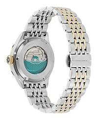 Aston Martin F1 Men's Automatic Two-Tone Stainless steel Bracelet Watch 39mm