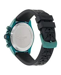 Aston Martin F1 Men's Quartz Green Silicone Strap Watch 44mm