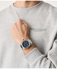 Aston Martin F1 Men's Quartz Green Guilloche Stainless Steel Bracelet Watch 44mm