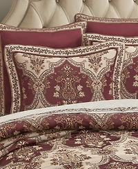 J Queen New York Phyllis Woven Damask 4-Piece Comforter Set
