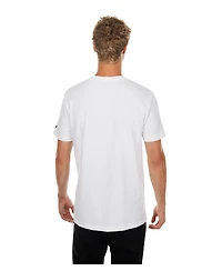 New Era Men's White York Knicks Block Logo T-Shirt