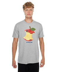 New Era Men's Gray York Knicks Hometown Apple T-Shirt