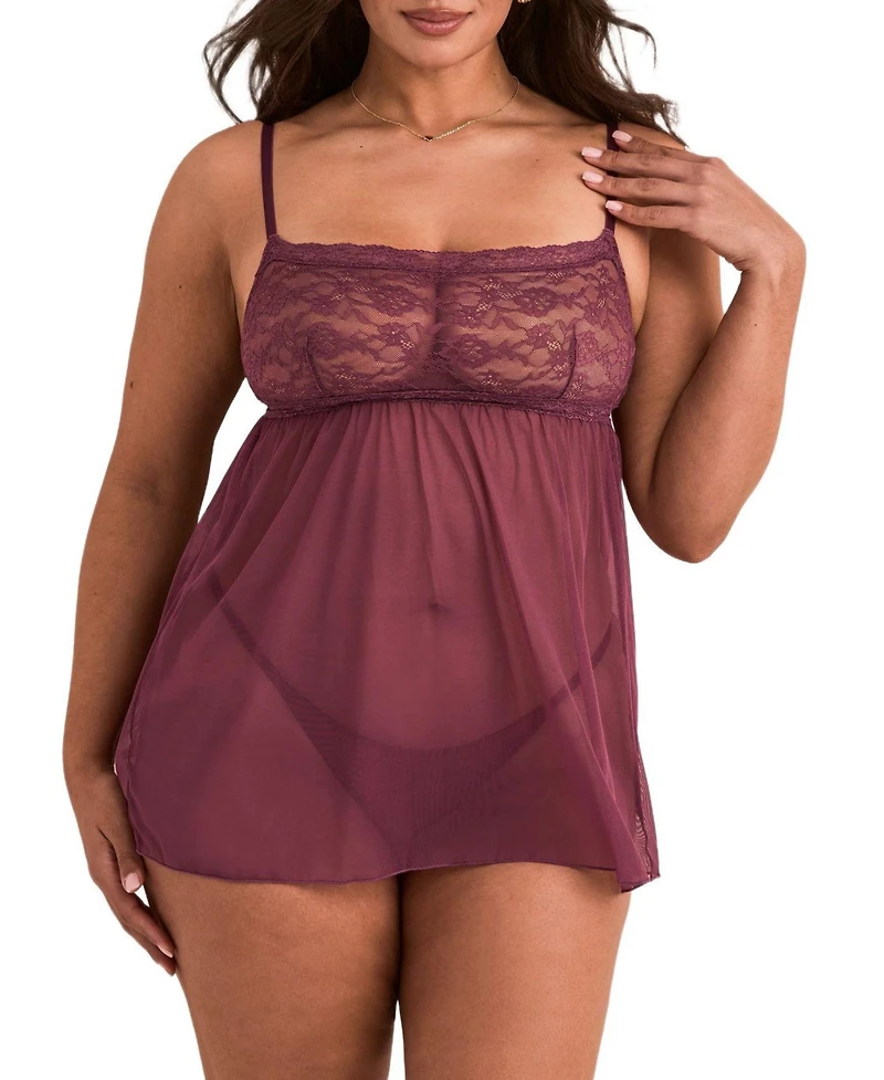 Adore Me Plus Collie Babydoll Lingerie