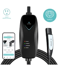 Lectron Level 1 Tesla Charger WiFi 120V 15A Nema 5-15 Nacs Evse 16feet