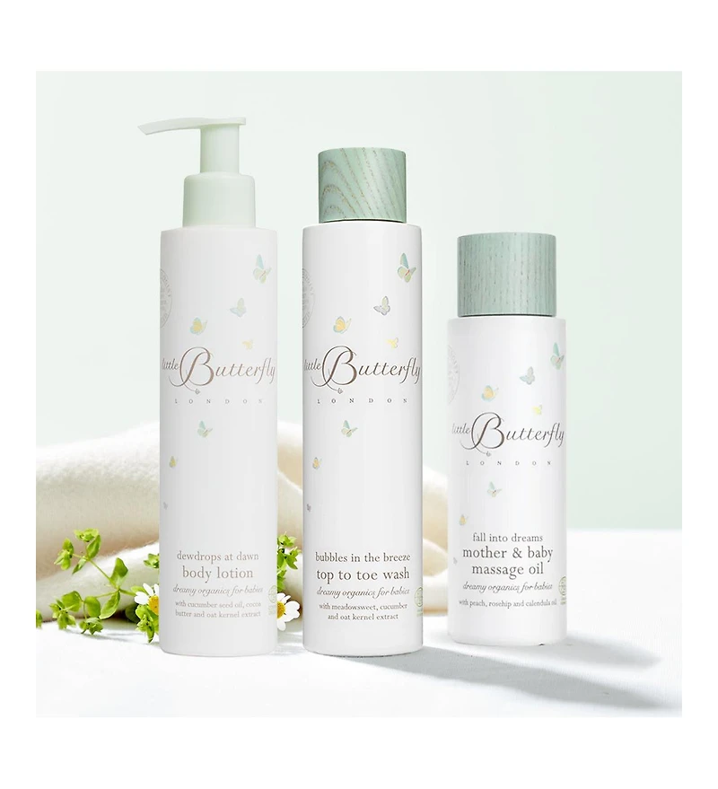Little Butterfly London Baby Butterfly London Spa and Pamper 3 Product Bundle