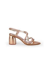 Menina Step Women's Cloe Leather Heeled Sandal