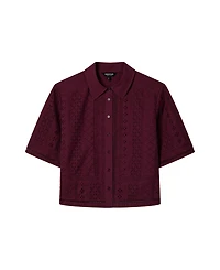 Whistles Women's Broderie Cotton Shirt