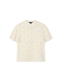Whistles Women's Floral Button Front Shirt