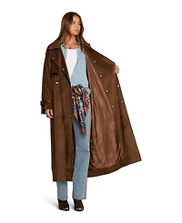 Belle & Bloom Women's Long Lost Lover Soft Maxi Trench